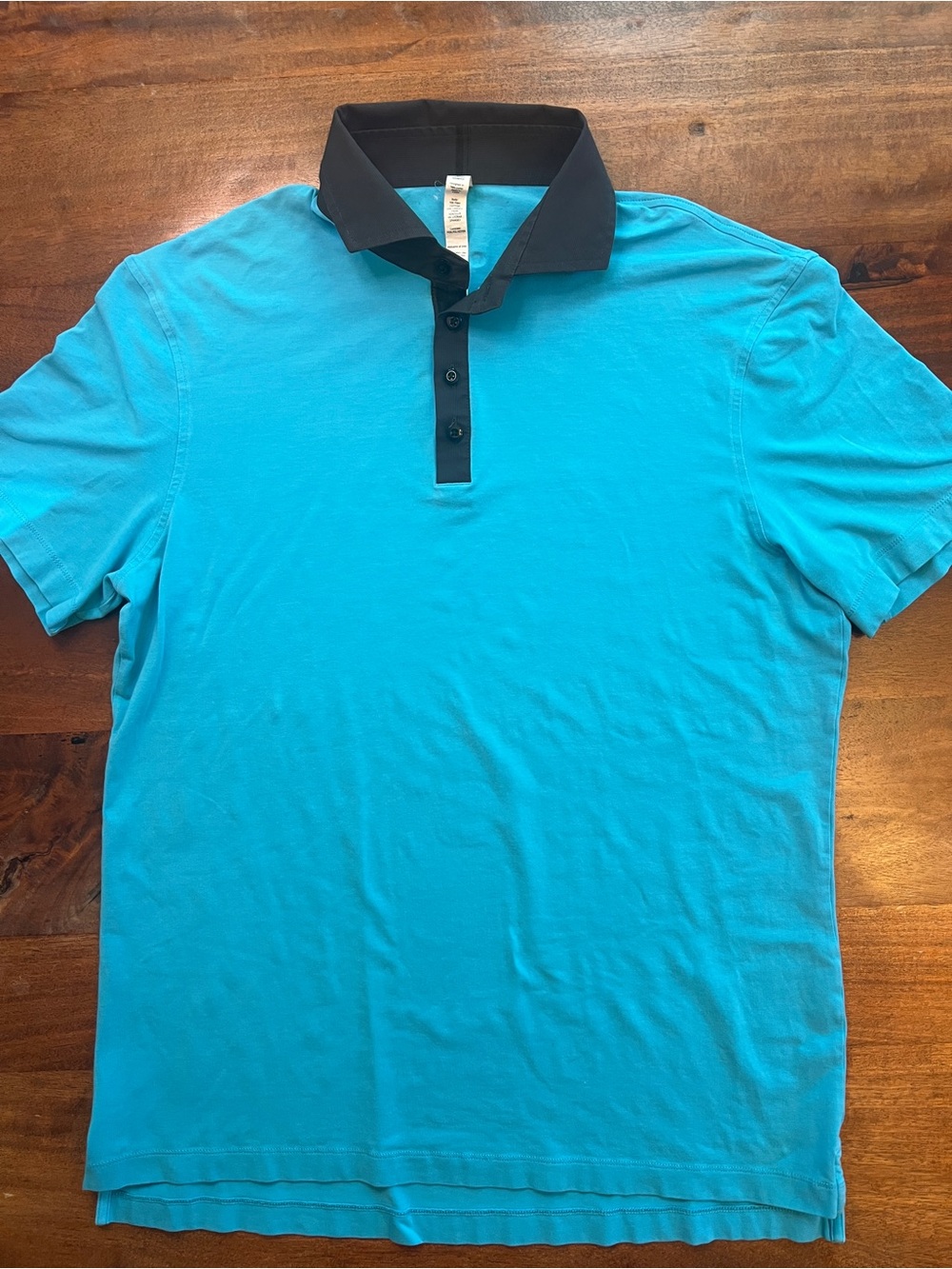 Lululemon Men’s Blue Evolution Short-Sleeve Collared Polo Shirt Size XL